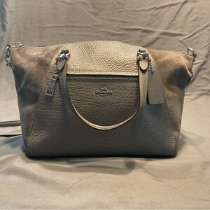 Coach Prairie Satchel - Pebbled Gray